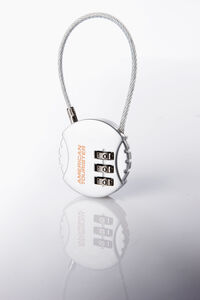 AT ACCESSORIES 3-DIAL COMBI CABLE LOCK  hi-res | American Tourister