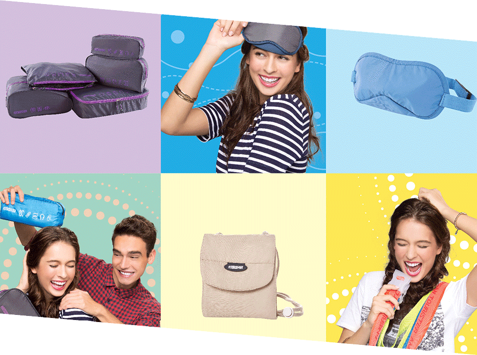 AT ACCESSORIES INFLATABLE TRAVEL PILLOW  topdesc | American Tourister